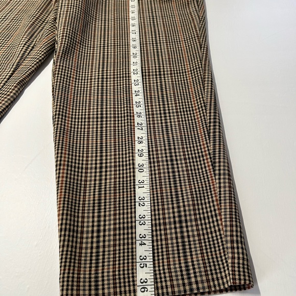 Atyre size 20W pull on crop ankle tapered, leg pants brown, and black‎ plaid - Picture 3 of 9